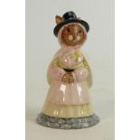 Royal Doulton bunnykins figure Welsh Lady DB172: In a white colourway.