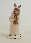 Royal Doulton bunnykins figure Judge DB188: In a white colourway.