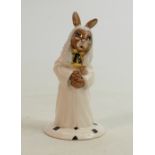 Royal Doulton bunnykins figure Judge DB188: In a white colourway.