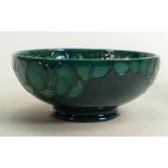 Moorcroft bowl Mamoura pattern: Measures 7cm x 16cm, with box. No damage or restoration.