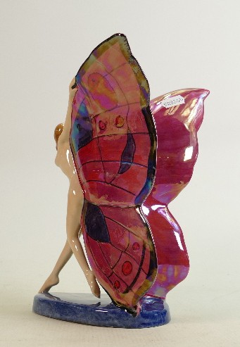 Carlton Ware limited edition figure Butterfly Girl: Boxed. - Image 2 of 3