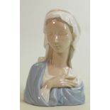 Lladro figure of Madonna: Height 22cm.