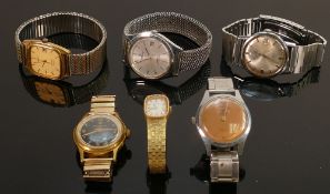 A collection of Gentleman's vintage wristwatches: Including Bentina Star automatic Avia, Amida,