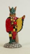 Royal Doulton colourway Bunnykins figure The Minstrel: Painted in different colours with not for