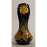 Moorcroft tall Traveller's Joy vase by Jackie Moores & Gill Lees: Collectors Club Auction piece,