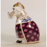 Royal Crown Derby National Dogs paperweight Scottish Terrier: No stopper.