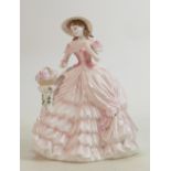 Coalport for Compton & Woodhouse figure Rose Blossom: Limited edition, boxed with cert.