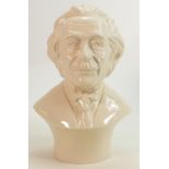 Large Kevin Francis Creamware bust of Albert Einstein: Limited edition, with certificate,