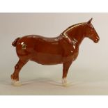 Beswick dark chestnut Suffolk Punch horse 1359: