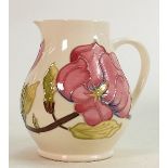 Moorcroft jug Magnolia pattern: Measures 15cm x 15cm. With box. No damage or restoration.