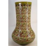 Doulton Lambeth Stoneware large walking stick/umbrella stand: With all over floral tube lining on