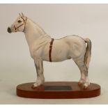 Beswick Connoisseur model Champion Welsh Mountain pony: On wooden base.