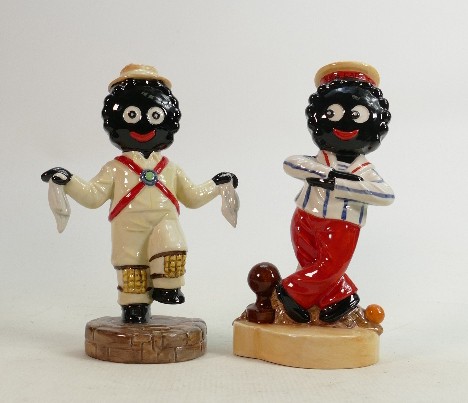 Carltonware large limited edition Golly figures to include Morris Dancer & Sailor: Height 23cm. (2) - Image 4 of 4