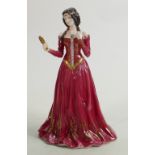 Royal Worcester for Compton & Woodhouse figure Fair Maiden of Astolat: Limited edition, boxed with