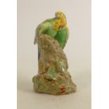 Royal Doulton pair of Budgerigars HN2547: Dated 1940, height 16cm.