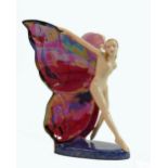 Carlton Ware limited edition figure Butterfly Girl: Boxed.