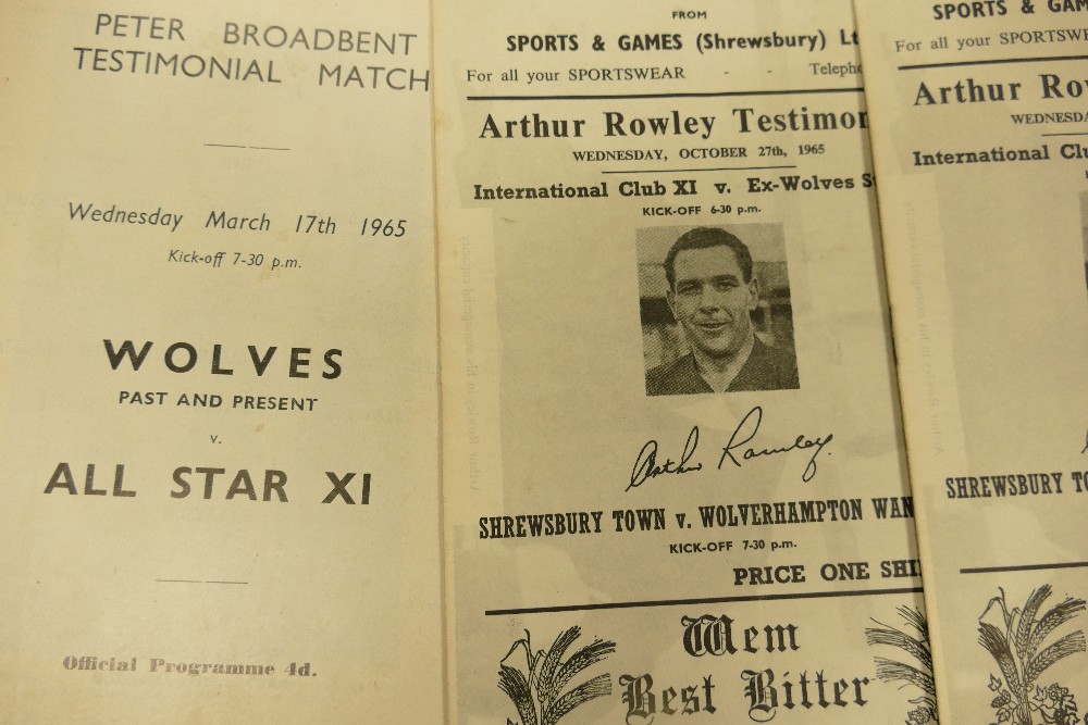 A interesting collection of vintage football programmes: From the 1950s including Fa Cup Final Ties. - Image 15 of 18