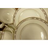 A large collection of Wedgwood Colcehester patterned tea & dinner ware to include: Dinner plates,