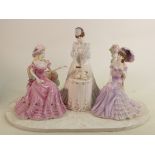 Coalport limited edition figure group Afternoon Tea: