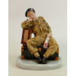Royal Doulton limited edition Classics figure The Railway Sleeper HN4418: Boxed with certificate.