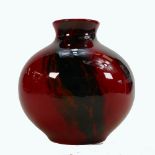 Boxed Royal Doulton Archives Flambe Lantao Vase in Oriental Sung: Certificate, height 17cm.