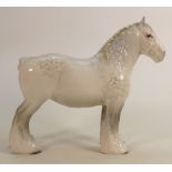 Beswick light Dapple grey shire horse 818: