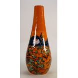 Anita Harris Tuscany Minaret vase: Height 45cm x width 18cm. Gold Signed.