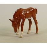 Beswick chestnut grazing foal 946: