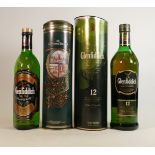 Two Glenfiddich Special Reserve Cased Pure Malt Whiskys: 1ltr at 40% & 75cl at 40%. (2)