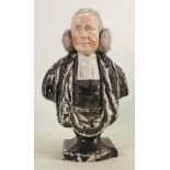 Enoch Wood 18th/19th century bust of The Rev George Whitfield on plinth: Height 32cm, inscribed