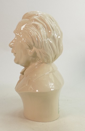 Large Kevin Francis Creamware bust of Albert Einstein: Limited edition, with certificate, - Image 4 of 4