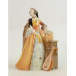 Royal Doulton limited edition figure Jane Seymour HN3349: Tip of thumb damaged.