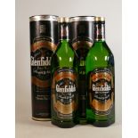 Two Glenfiddich Special Reserve Cased Pure Malt Whiskys: 1ltr at 40%. (2)