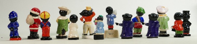 Carltonware trial & limited edition Golly figures: 14 individual items, 10cm. - Image 3 of 4