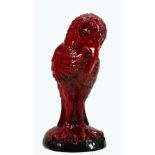 Kevin Francis Peggy Davies large Ruby Fusion comical grotesque bird ''The Whisperer'': Limited