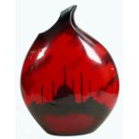 Peggy Davies limited edition vase St Sophia: with certificate, Height 30cm.