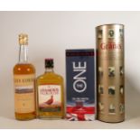 Four bottles of Scotch Whisky to include: Grants Millennium 70cl, Lakes Distillery The One (Tawny