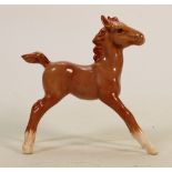 Beswick Chestnut head up pony 1197: Restored ear.