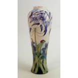 Moorcroft Fly Away Home trial vase: Gold signed, Rachel Bishop, dated 2005, height 37cm.