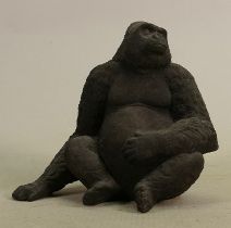 Wade World of Survival model of seated Gorilla: Height 15cm.