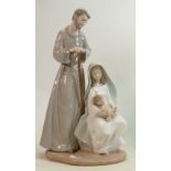 Large Nao The Holy Family Figure 1402: Height 37cm.