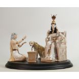 Royal Worcester limited edition figure group The Jewels of Cleopatra: Boxed with certificate &