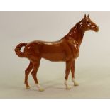 Beswick Chestnut Swish Tail horse: 1182 (one ear with a good restoration).