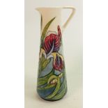 Moorcroft tall jug Collectors Club 188: Measuring 24cm. No damage or restoration.