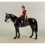 Beswick Queen Elizabeth II Trooping the Colours: Reins loose to mouth of horse.