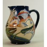 Moorcroft Quiet Waters jug: Dated 2002, height 14.5cm.