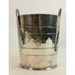 Mappin & Webb Silver plated ice bucket: Royal Mail Steam Packet Company, height 22cm.