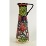 Moorcroft tall jug Collectors Club 2 star 242: Measuring 24cm. No damage or restoration.