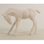 Beswick satin matt large head down foal 947: