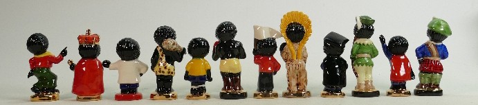 Carltonware trial & limited edition Golly figures: 11 individual items, 10cm. - Image 3 of 4